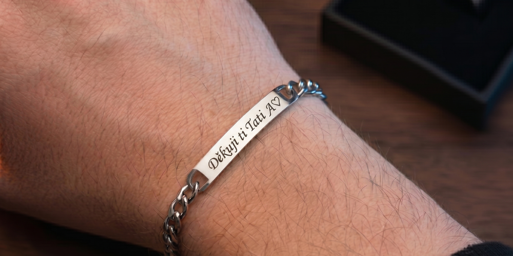Personalizované šperky ke Dni otců